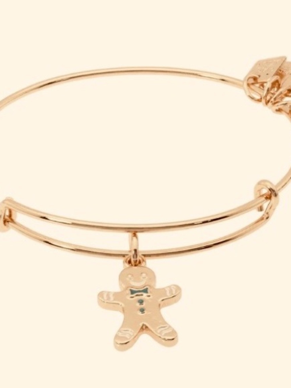 Alex and Ani Gingerbread Man Bangle